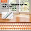 Durable Aluminum PEX Heat Transfer Plates 4ft Radiant Heat for 3/4 PEX Pipe Easy to Install and Trim Perfect for Wood Floors 100 Pieces - Image 2