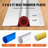 Durable Aluminum PEX Heat Transfer Plates 4ft Radiant Heat for 3/4 PEX Pipe Easy to Install and Trim Perfect for Wood Floors 100 Pieces - Image 3