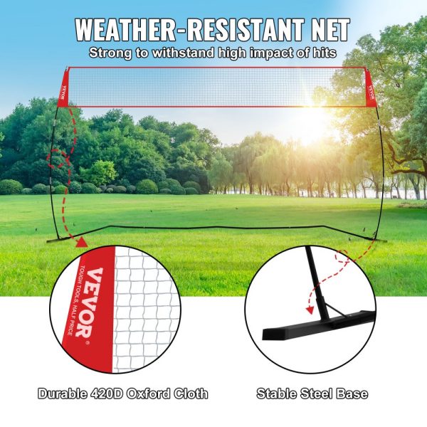 Professional Volleyball Training Net for Indoor and Outdoor Use, Adjustable Height and Portable Design with Carry Bag for Hitting and Serving Drills - Image 5