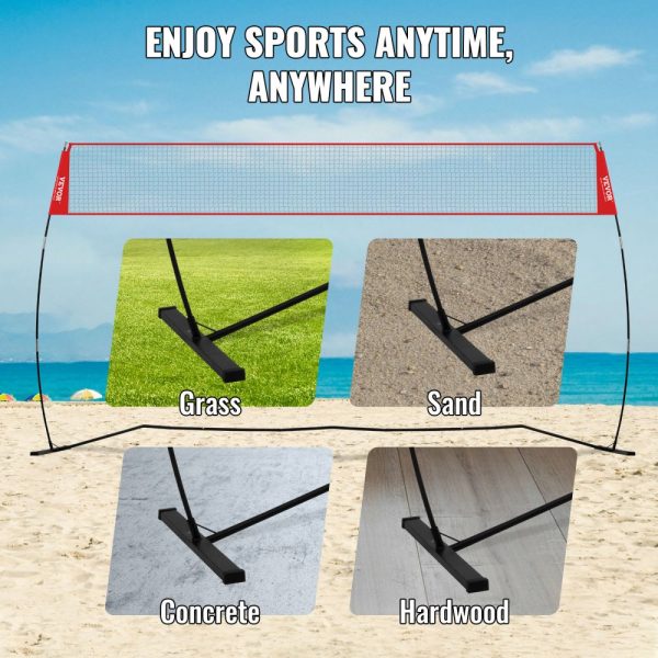Professional Volleyball Training Net for Indoor and Outdoor Use, Adjustable Height and Portable Design with Carry Bag for Hitting and Serving Drills - Image 7