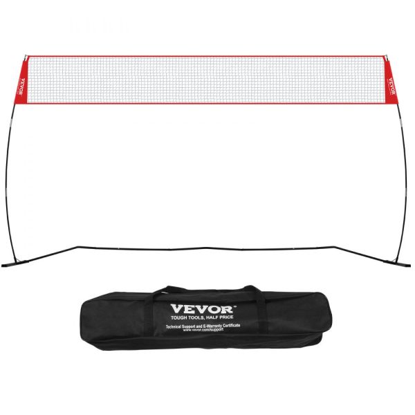 Professional Volleyball Training Net for Indoor and Outdoor Use, Adjustable Height and Portable Design with Carry Bag for Hitting and Serving Drills