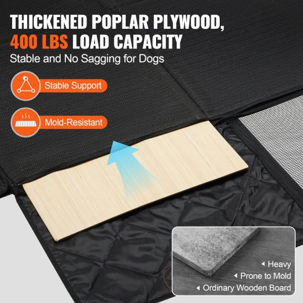 57.4 x 30.3 in Dog Car Seat Cover for Back Seat Waterproof 600D for Truck - Image 3