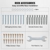 4x4 Post Base 2-Pack Heavy Duty Powder-Coated Matte Black for Pavilion Deck Railing Support - Image 5