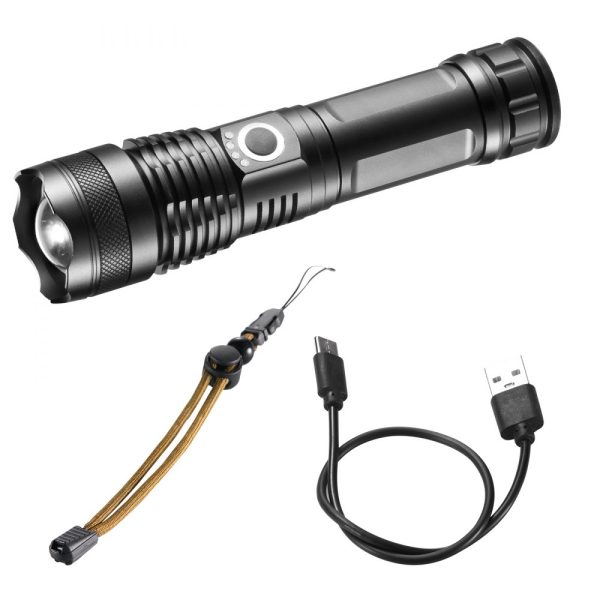 10000 Lumen High Lumens Flashlight, 5 Lighting Modes Rechargeable