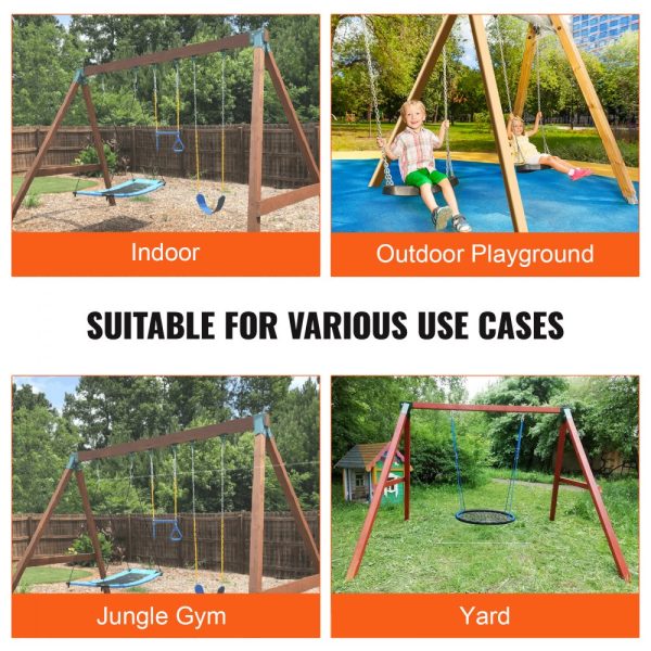 DIY Swing Set Bracket Kit Heavy Duty Steel for 4x4 Legs and 4x6 Beam Green 2-Pack - Image 6
