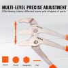 8 Piece Pliers Set High Carbon Steel Multi-Purpose Pliers 8 10 12in Groove Joint Linesman Slip Joint Long Nose Diagonal Cutter Adjustable Wrench Tool Bag - Image 5