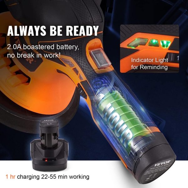 Car Polisher Buffer Cordless Dual Action Polishing Machine 6" 1PC Battery - Image 6
