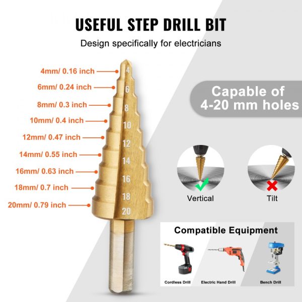 Hydraulic Knockout Punch Kit 10 Ton 1/2 to 2 Conduit Cutter 6-Piece Metal Sheet Tool for Aluminum Stainless Steel Brass Fiberglass & Plastic - Image 6