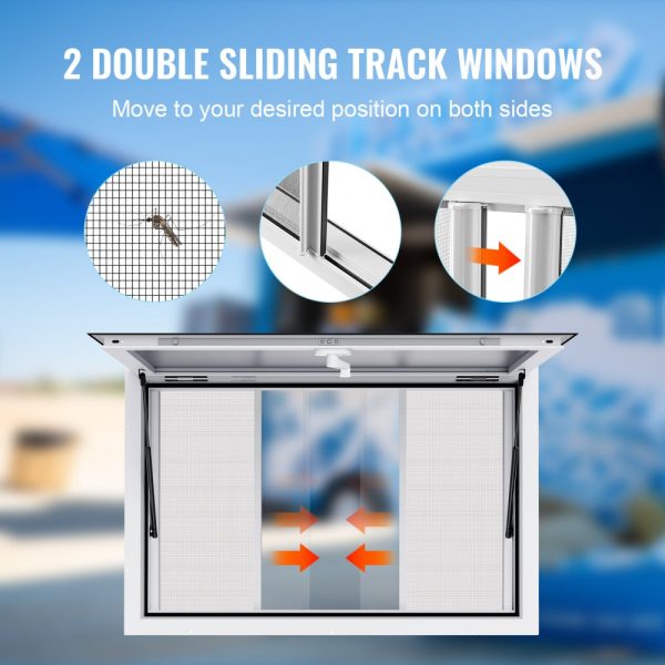 36"L x 24"W Concession Stand Serving Window Food Truck Service Awning - Image 3