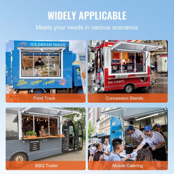 36"L x 24"W Concession Stand Serving Window Food Truck Service Awning - Image 6