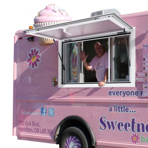 36"L x 24"W Concession Stand Serving Window Food Truck Service Awning