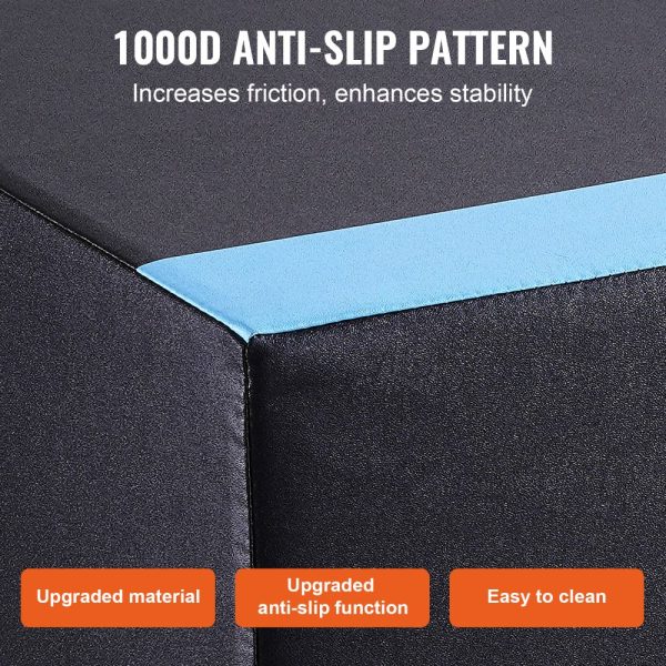 3-in-1 Plyo Box with 20/18/16 Inch Cotton Platforms for Home Gym Training - Image 3