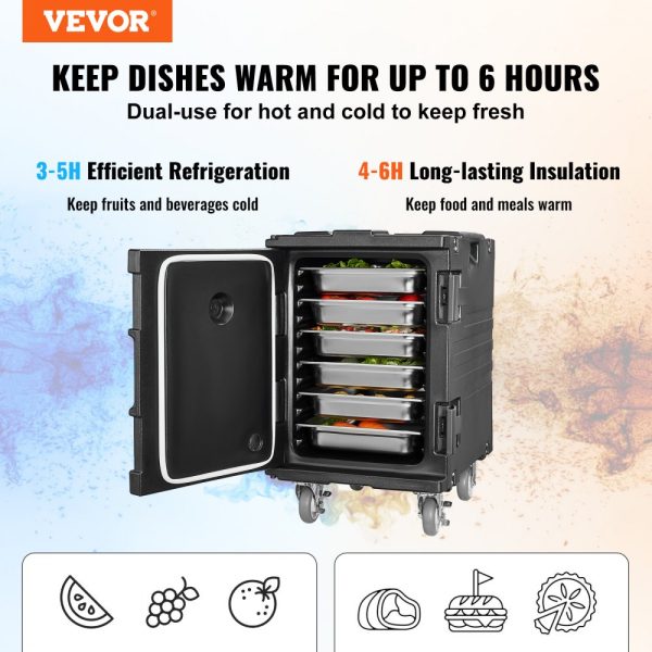 Insulated Food Pan Carrier Stackable Catering Dishbox 90L Chafing Dish - Image 2
