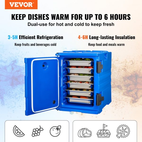 Insulated Food Pan Carrier Stackable Catering Dishbox 90L Chafing Dish - Image 2