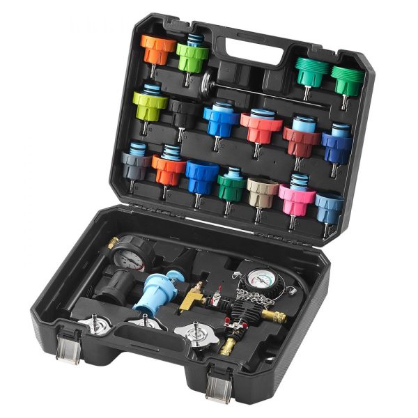 28 Pcs Radiator Pressure Tester Coolant Vacuum Purge Refill With Adapters