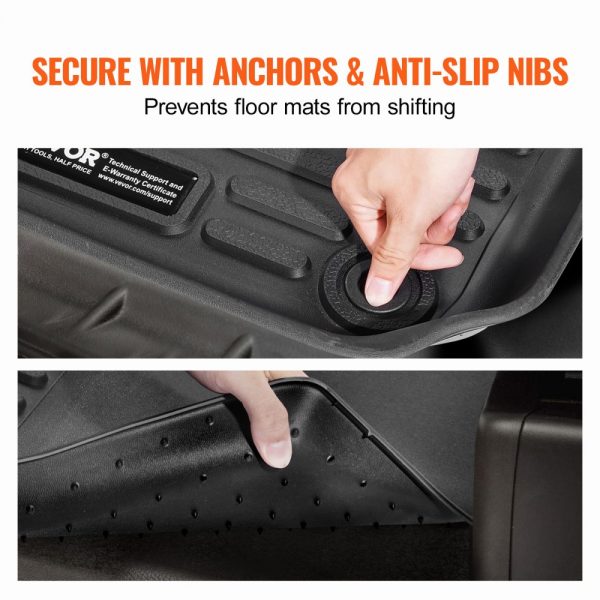 Automotive Floor Mats Fits for Honda CR-V (Hybrid Models) 2017-2022 3 pcs - Image 5