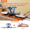 4-Color 2-Station Screen Printing Machine with 360-Degree Rotating Design 21.2x17.7in 54x45cm Dual-Layer Positioning Pallet for DIY T-Shirt Printing - Image 2