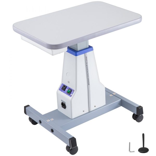 Professional Medical Cart Dental Working Table with Adjustable Optical Eyeglass Holder for 2 Instruments 18.9 x 15.7 inches