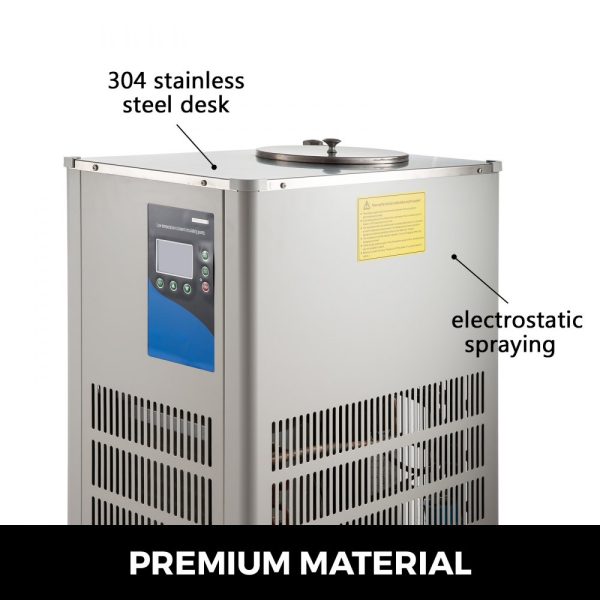 Laboratory Chiller Circulator with 5L Capacity, Low Temp Cooling, -20℃, Recirculating Pump for Lab Use - Image 2