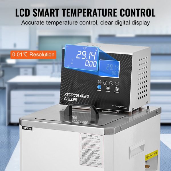 Laboratory Chiller Circulator 6L Lab Recirculating Chiller 23°F-212°F - Image 4