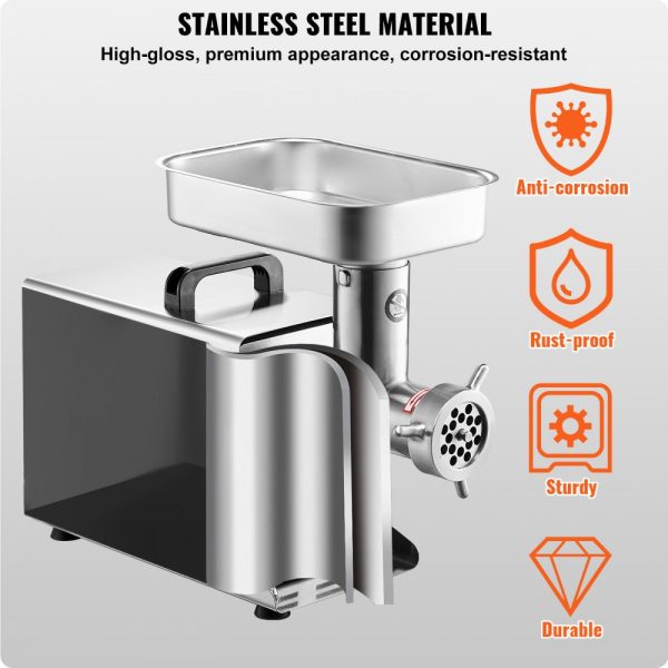 Commercial Electric Meat Grinder 7 Lbs/Min Sausage Stuffer Maker Kitchen - Image 5