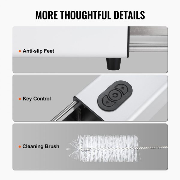 Electric French Fry Cutter Stainless Steel Potato Vegetable Slicer Chopper - Image 6