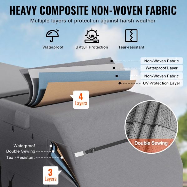 Trailer Travel RV Cover 18-20 ft Class A Camper Cover Non-Woven Fabric - Image 3