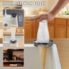 Powerful Glass Rinser 10 Jets 360° Rotation 304 Stainless Steel Sink Faucet ABS Cup Holder Design Ideal for Baby Bottles Glass Cups Wine Glasses Matte Black Base - Image 6