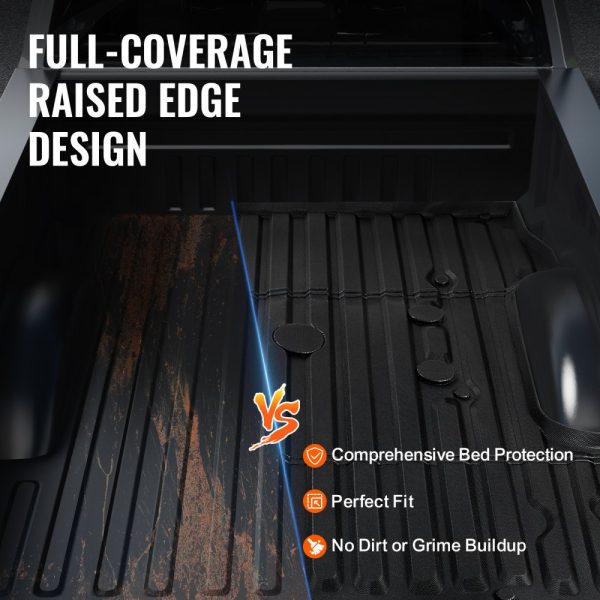 Truck Bed Mat Fit 2017-2024 Ford F250/F350 TPE Truck Bed Liner Accessories - Image 3