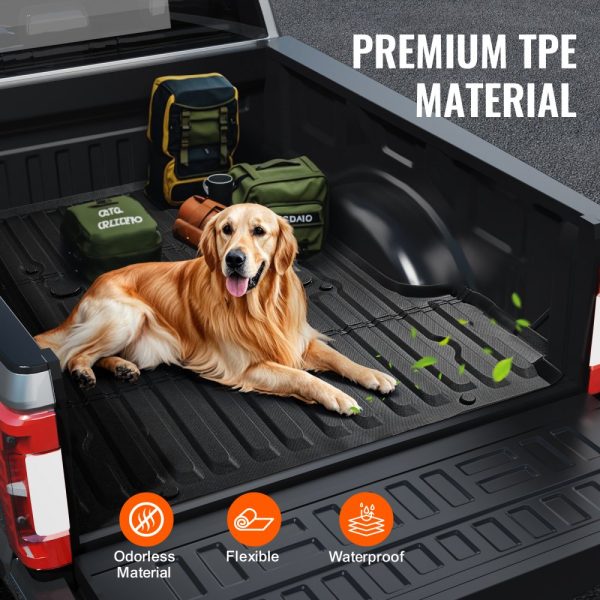 Truck Bed Mat Fit 2017-2024 Ford F250/F350 TPE Truck Bed Liner Accessories - Image 4