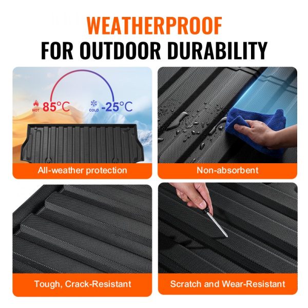 Truck Bed Mat Fit 2017-2024 Ford F250/F350 TPE Truck Bed Liner Accessories - Image 6