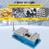 4 Inch Precision Milling Vise with 4 Jaw Width for Bench Clamping, Drilling & Milling Machinery - Image 2