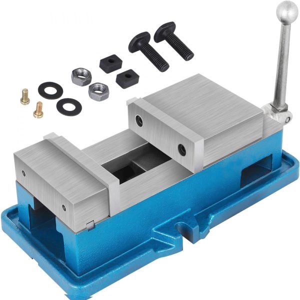 4 Inch Precision Milling Vise with 4 Jaw Width for Bench Clamping, Drilling & Milling Machinery