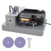 Lawn Mower Blade Sharpener 500W 2/3HP with 7-inch Ceramic Wheel for High Low Lift Flat Blades Durable Blade Grinder