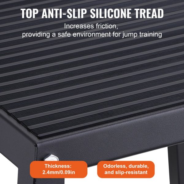 Plyometric Jump Boxes Set with 12 18 24 Inch Platforms for Agility Training and Strength Conditioning - Image 3