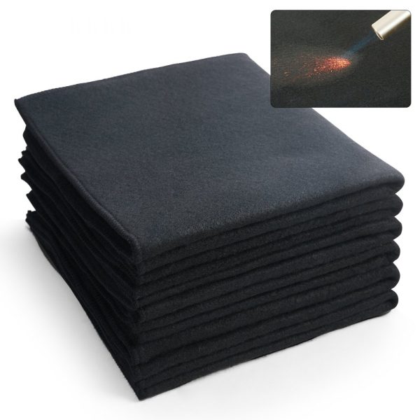 6-Pack Carbon Felt Welding Blankets 21x20 Flame Retardant Heat Resistant Up to 1800°F Cuttable Insulation Mat Pad for Welding