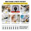 Pottery Wheel 25cm Pottery Forming Machine with Adjustable Feet and Sculpting Set for DIY Ceramics Art Craft Work 280W - Image 6