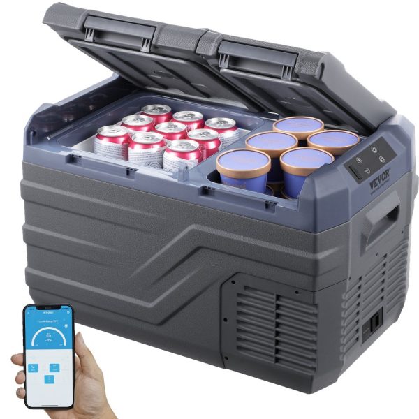 Portable Car Refrigerator Freezer Compressor 25 L Dual Zone for Car Home