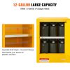 16.9 x 16.9 x 22 Flammable Storage Cabinet - Galvanized Steel, Adjustable Shelf, Commercial, Industrial & Home Use - Image 5