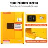 16.9 x 16.9 x 22 Flammable Storage Cabinet - Galvanized Steel, Adjustable Shelf, Commercial, Industrial & Home Use - Image 6