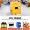 16.9 x 16.9 x 22 Flammable Storage Cabinet - Galvanized Steel, Adjustable Shelf, Commercial, Industrial & Home Use - Image 7