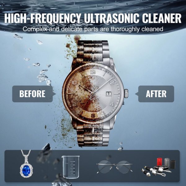 15L Ultrasonic Cleaner with Heater Timer & Basket Digital Sonic Machine - Image 6