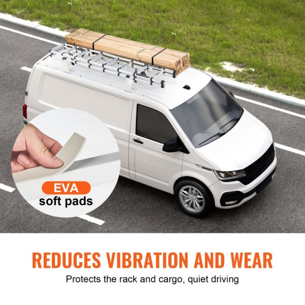 Trailer Ladder Rack Van Roof Rack for Ford Transit 150, 250, 350, 2015-2022 - Image 6