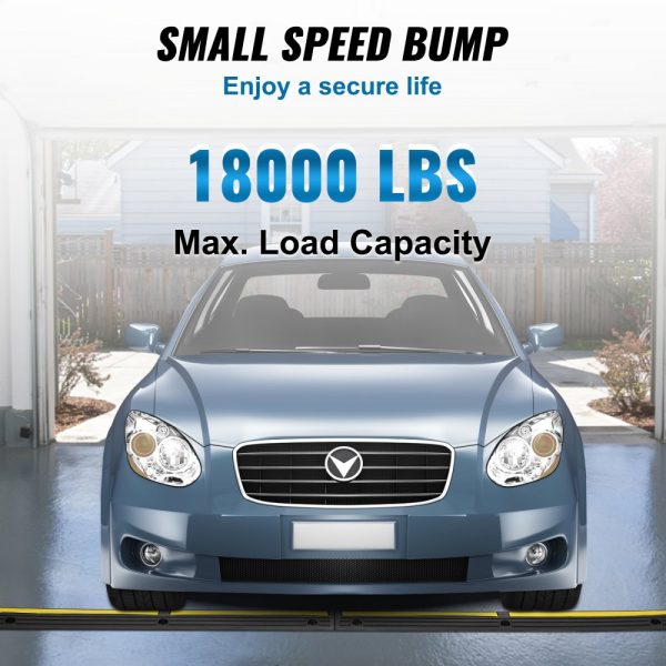 4 PCs 39'' Cable Protector Ramp 18000 lbs Speed Bump Floor Cable Protector - Image 2