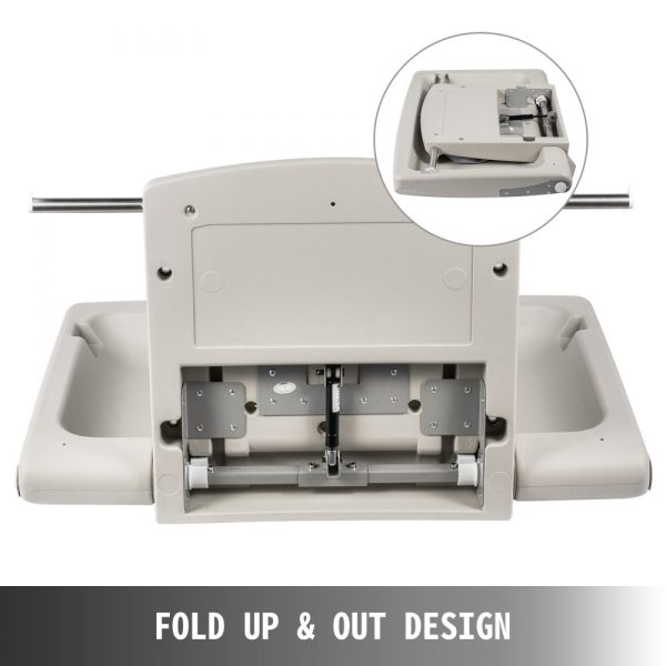 Horizontal Baby Changing Table Wall-mounted Baby Diaper Changing Station Vertical Fold Down Baby Changing Table - Image 5