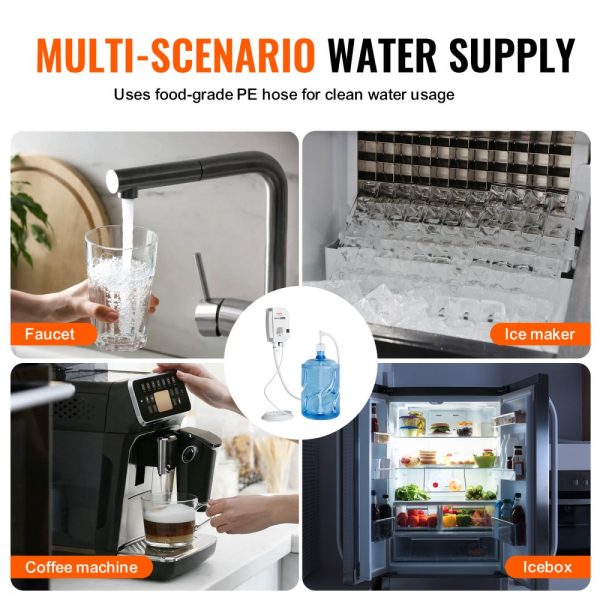 110V High-Flow Bottled Water Dispenser Pump System with 20ft US Plug - Compatible with Coffee, Tea Brewers, and Ice Makers - Image 6
