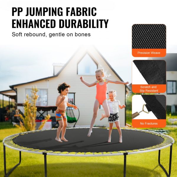 Replacement Trampoline Mat Fits 15ft Frame 96 V-Rings 7" Spring Length - Image 3