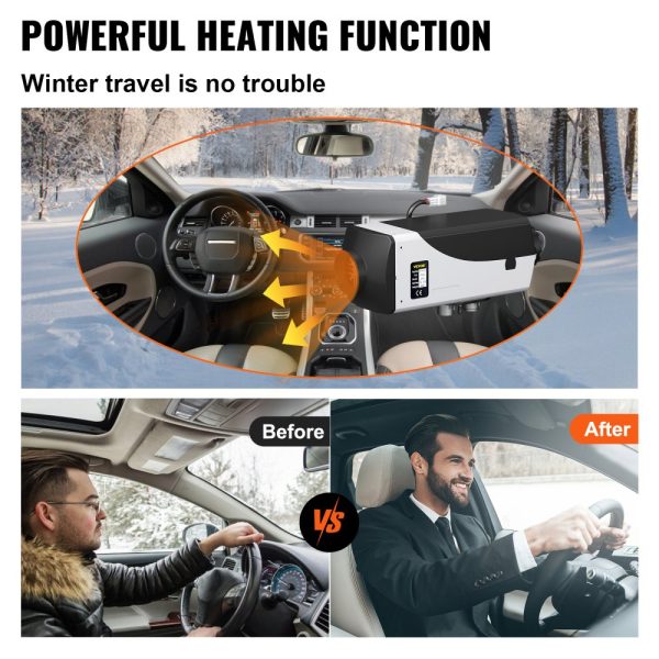 5KW Diesel Air Heater 10L Tank 12V LCD Thermostat Remote Control for RV Bus Trailer Boats - Image 3