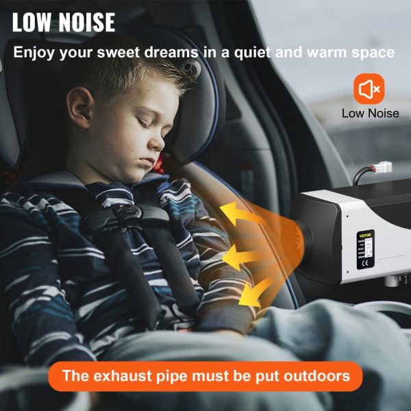 5KW Diesel Air Heater 10L Tank 12V LCD Thermostat Remote Control for RV Bus Trailer Boats - Image 6