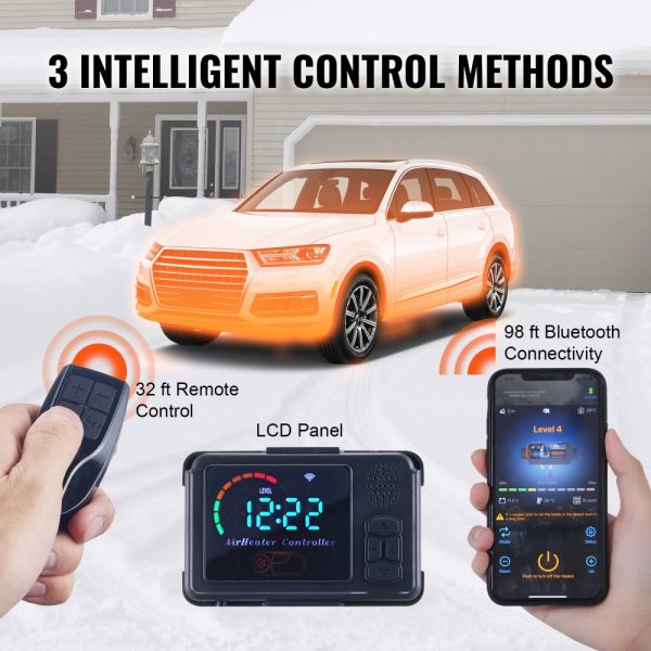 Diesel Air Heater All-in-one 12V 8KW Bluetooth App LCD for Car RV Indoors - Image 3